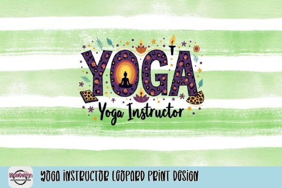 Download Yoga Instructor Leopard Print Design - Instructor Collection