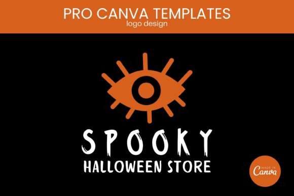 Download Halloween Logo Design PRO Canva Template - Logo Collection