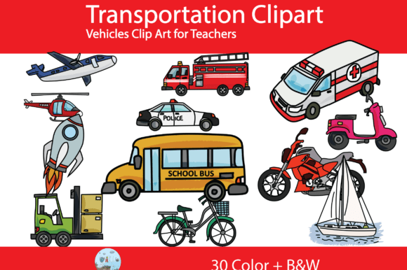 Download Transportation Clipart Set - Sport Collection