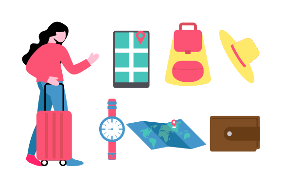 Download Travel Elements Logo Collection Vector - Logo Collection