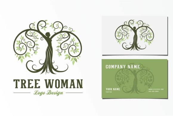 Download Tree Woman Logo Design - Logo Collection