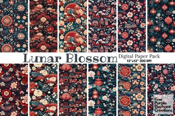 Download Chinese Asian Lunar New Year Flower Wave - Flower Collection
