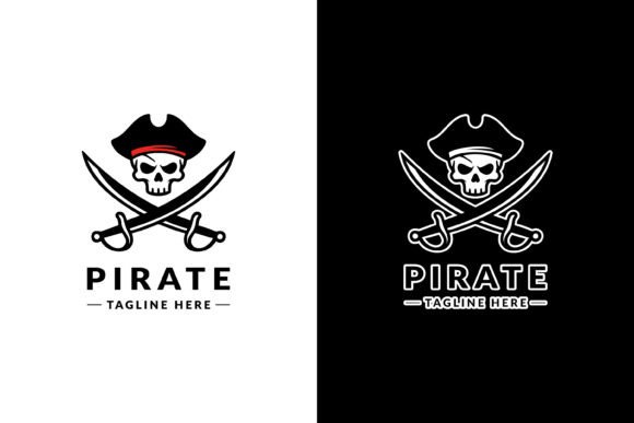 Download Pirate Skull Logo Wearing a Hat - Logo Collection