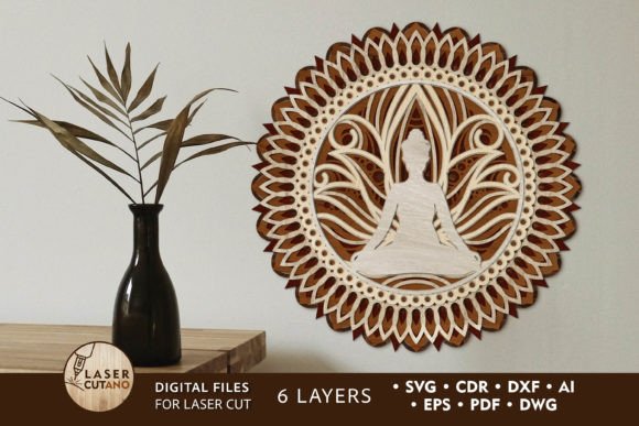 Download Mandala BUDDHA, Lotus, Yogi - Buddha Collection