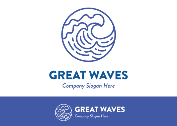 Download Ocean Waves Surfing Logo Ideas Vector 9 - Logo Collection