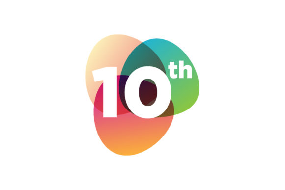 Download Number  Tenth Logo Colorful Design Vecto - Logo Collection