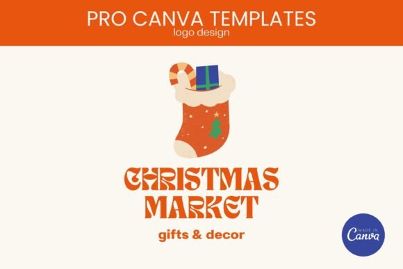 Download Christmas Logo PRO Canva Template - Logo Collection
