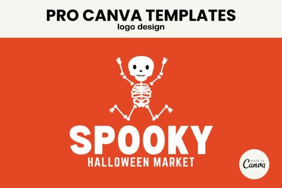 Download Spooky Halloween Market Logo Canva - Logo Collection