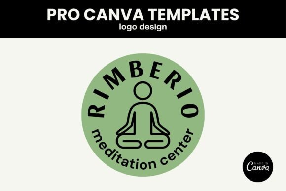 Download Meditation Logo Pro Canva Template - Logo Collection