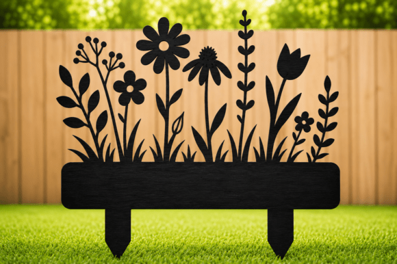 Download Garden Flower Stake Name Sign Laser Cut - Flower Collection