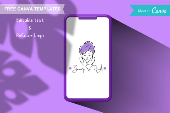 Download Canva Logo Templates - Face Relaxing - Logo Collection