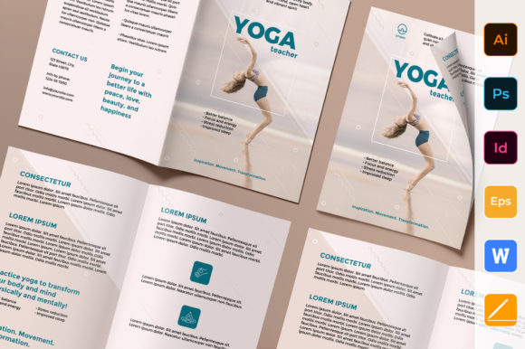 Download Yoga Instructor Brochure Template - Instructor Collection