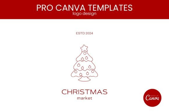 Download Christmas Logo Design Canva Template - Logo Collection