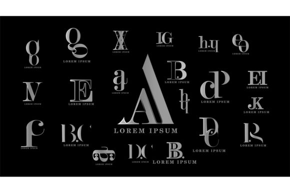 Download Alphabet Letter Merging Logo Collection. - Logo Collection