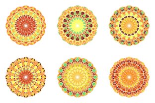 Download 6 Mosaic Mandala Logo Templates - Logo Collection