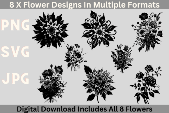 Download Flower Design SVG - Flower Collection