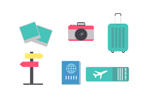 Download Travel Elements Logo Collection Vector - Logo Collection